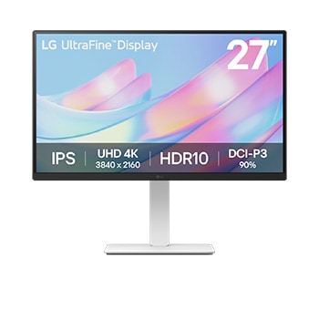 صورة أمامية لـ شاشة 4K UHD UltraFine™ IPS مقاس 27 بوصة 27US550-W