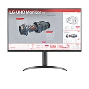 صورة أمامية لـ شاشة UHD 4K HDR مقاس 31.5 بوصة مع USB Type-C™ 32BR55U-B