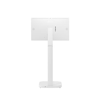 LG شاشة 4K UHD IPS Smart Monitor Swing الذكية من LG مقاس 31.5 بوصة التي تعمل باللمس، مع حامل متحرك, 32U889SA-W