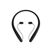 LG سماعة الاذن الرفيعة مع خاصية الصوت مريديان, سرعة في الشحن, مايكروفون مزدوج (لون أسود), HBS-SL5