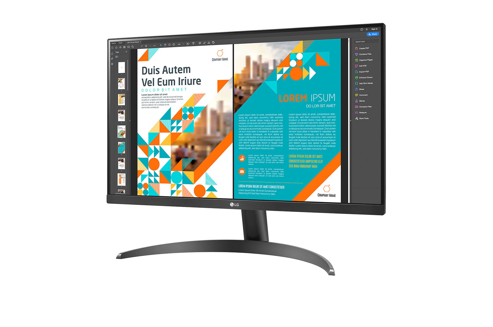 LG شاشة QHD IPS مقاس 23.8 بوصة مزودة بتقنية AMD FreeSync™‎, 24QP500-B