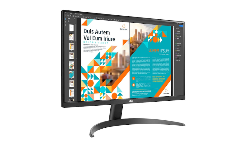 LG شاشة QHD IPS مقاس 23.8 بوصة مزودة بتقنية AMD FreeSync™, 24QP500-B