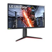 LG شاشة ألعاب UltraGear™ Full HD IPS بحجم 27 بوصة (GtG) ومتوافقة مع NVIDIA® G-SYNC®‎, 27gn650-b