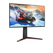 LG شاشة الألعاب UltraGear™ Nano مقاس 27 بوصة بتقنية IPS ودقة UHD 4K وزمن استجابة 1 مللي ثانية (من الرمادي إلى الرمادي GtG) تدعم دقة 4K ومعدل تحديث بمقدار 120 هرتز عبر منفذ HDMI 2.1, 27GP95R-B