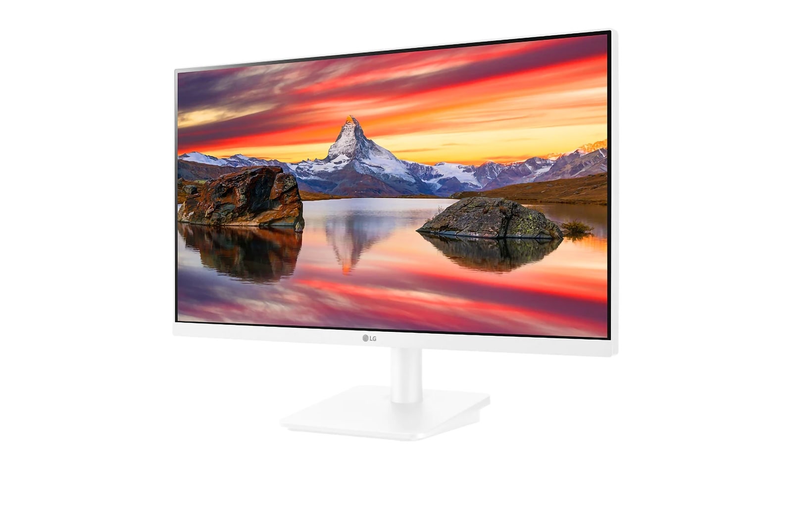 LG شاشة بتقنية IPS ذات دقة عالية الوضوح بالكامل مقاس 27 بوصة (68.58 سم) وتصميم بدون حواف فعليًا من ثلاثة جوانب, 27MP400-W