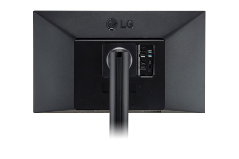 LG شاشة Ergo IPS بدقة UHD 4K، حجم 27 بوصة مع منفذ USB C، تصميم مريح, 27UN880-B