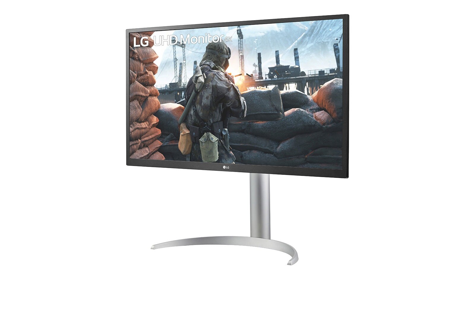 LG شاشة UHD بدقة 4K (3840x2160) مزودة بتقنية IPS مع منفذ USB Type-C™‎, 27UP550-W