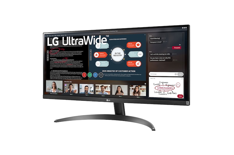 LG شاشة عرض 21:9 UltraWide™ Full HD IPS بحجم 29 بوصة بتقنية ™AMD FreeSync, 29WP500-B