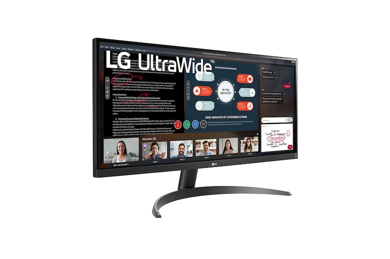 LG شاشة عرض 21:9 UltraWide™ Full HD IPS بحجم 29 بوصة بتقنية ™AMD FreeSync, 29WP500-B