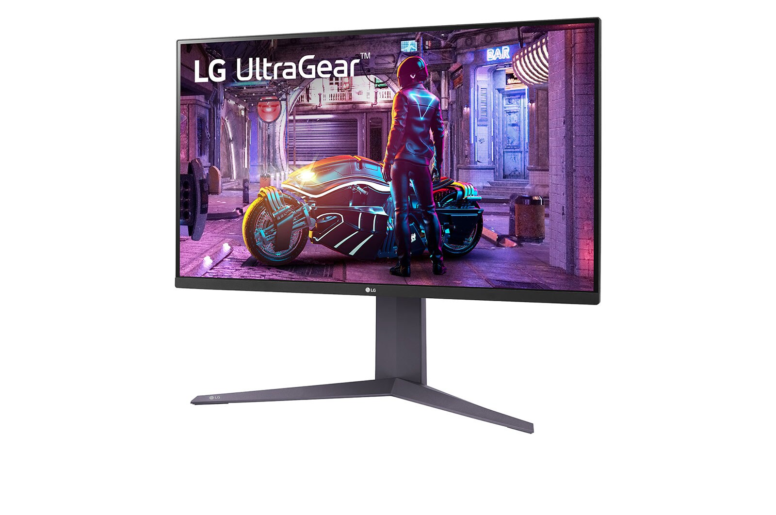 LG شاشة الألعاب UltraGear™ بدقة UHD 4K، مقاس 31.5 بوصة بتقنية HDR10, 32GQ750-B