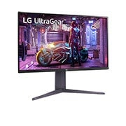 LG شاشة الألعاب UltraGear™ بدقة UHD 4K، مقاس 31.5 بوصة بتقنية HDR10, 32GQ750-B
