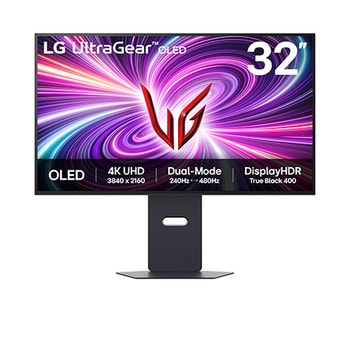 شاشة الألعاب ™LG UltraGear مقاس 32 بوصة وبدقة UHD تأتي بمعدل
