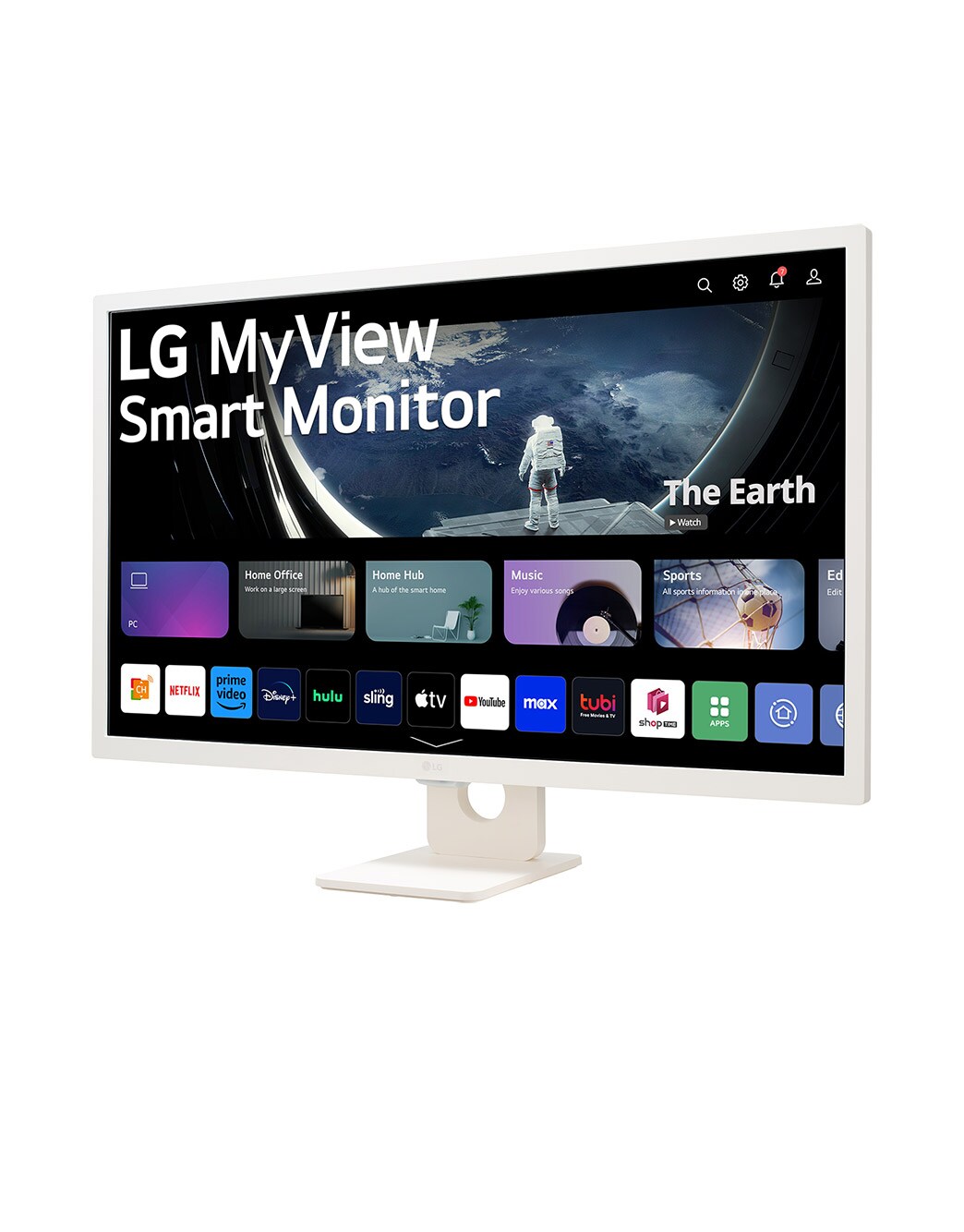 شاشة مع webOS سمارت IPS بدقة Full HD مقاس 31.5 بوصة - 32SR50F-W