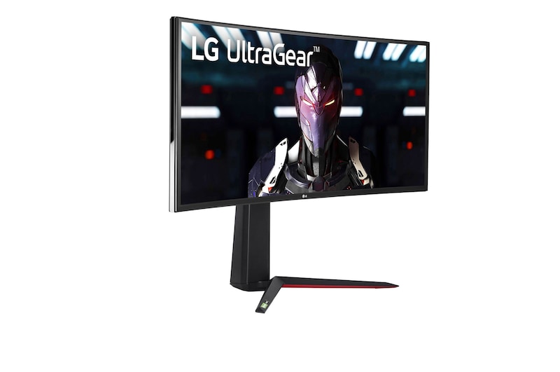 LG شاشة ألعاب منحنية 21:9 UltraGear™ Nano بسرعة استجابة 1 مللي ثانية IPS مميزة (GtG) وحجم 34 بوصة, 34GN850-B