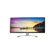 صورة أمامية لـ شاشات UltraWide بنسبة 9‏:21 من الفئة مقاس 34 بوصة المزودة بتقنية HDR10 (زاوية قطرية 34 بوصة) UW-FHD 34WK650-W