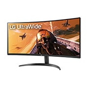LG شاشة مقاس 34 بوصة 21:9 Curved UltraWide™ QHD (3440 x 1440) المنحنية, 34WP60C-B
