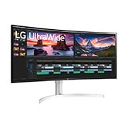 LG شاشة إل جي 38WN95C-W 38 بوصة ألتراوايد QHD + IPS مع موصل 3 ™Thunderbolt , 38WN95C-W