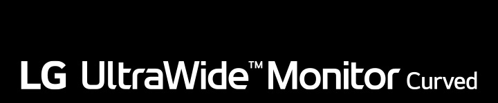 شعار LG UltraWide Monitor.