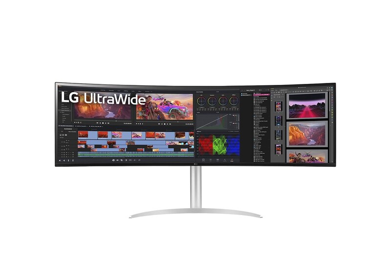 LG شاشة LG UltraWide بتقنية عرض Dual QHD, 49WQ95C-W
