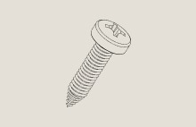 أيقونة دليل برغي الباب (متري)