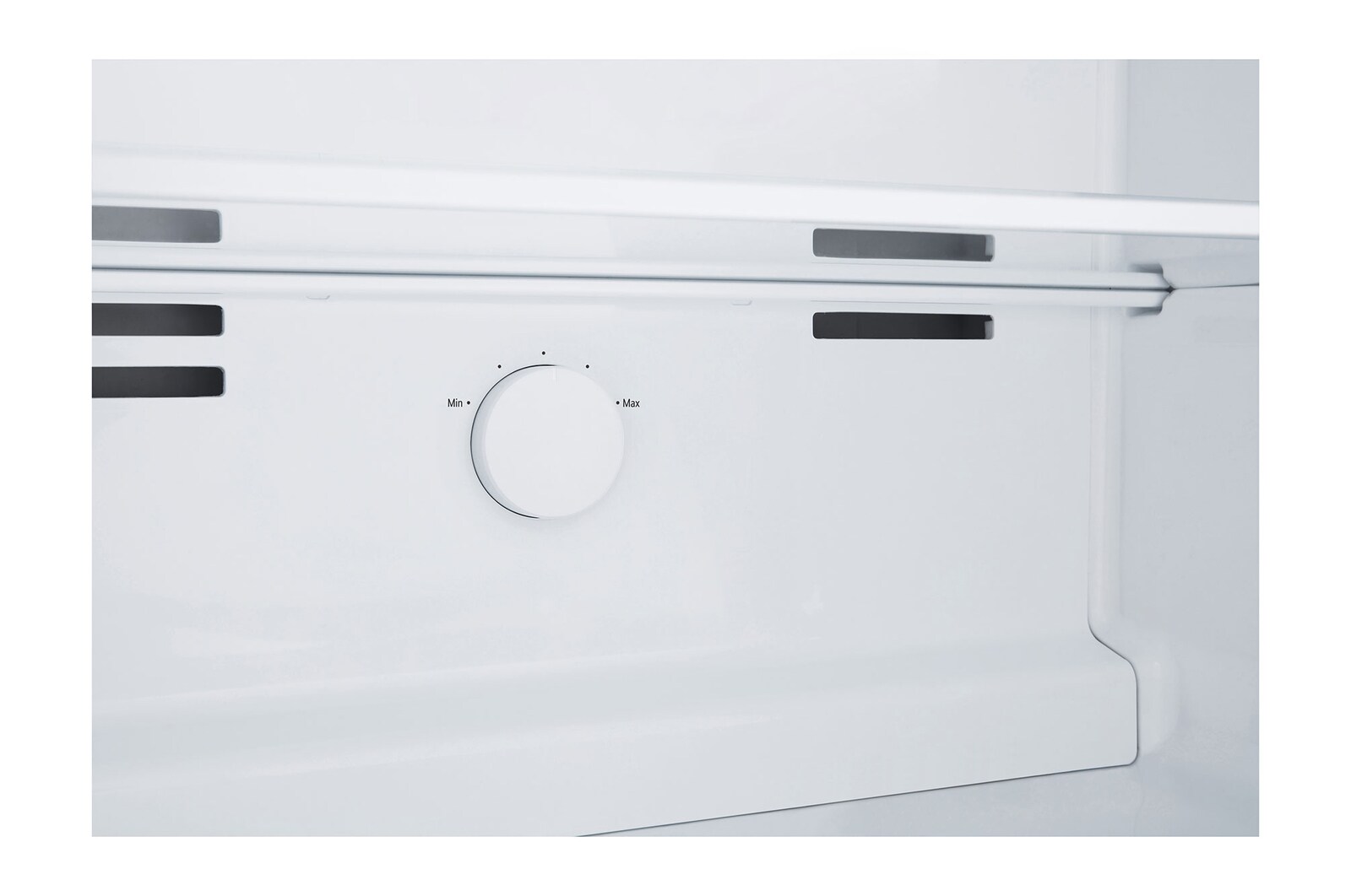 detailed view of the freezer