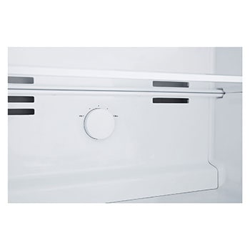 detailed view of the freezer