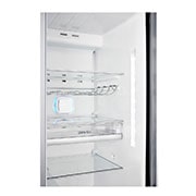 LG 21.2 قدمًا ، ثلاجة جنبًا إلى جنب ، لون فضي بلاتيني ، مقبض جيب ، ضاغط خطي عاكس, LS242BDSLN