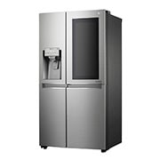 LG 21.2 قدمًا ، ثلاجة جنبًا إلى جنب ، لون فولاذي نوبل ، +InstaView ، Hygiene Fresh، ضاغط خطي عاكس, LS242VBVLN