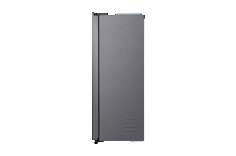 LG 21.6 قدمًا ، ثلاجة جنبًا إلى جنب ، لون جرافيت داكن ، مقبض جيب ، ضاغط خطي عاكس, LS24GBBDLN