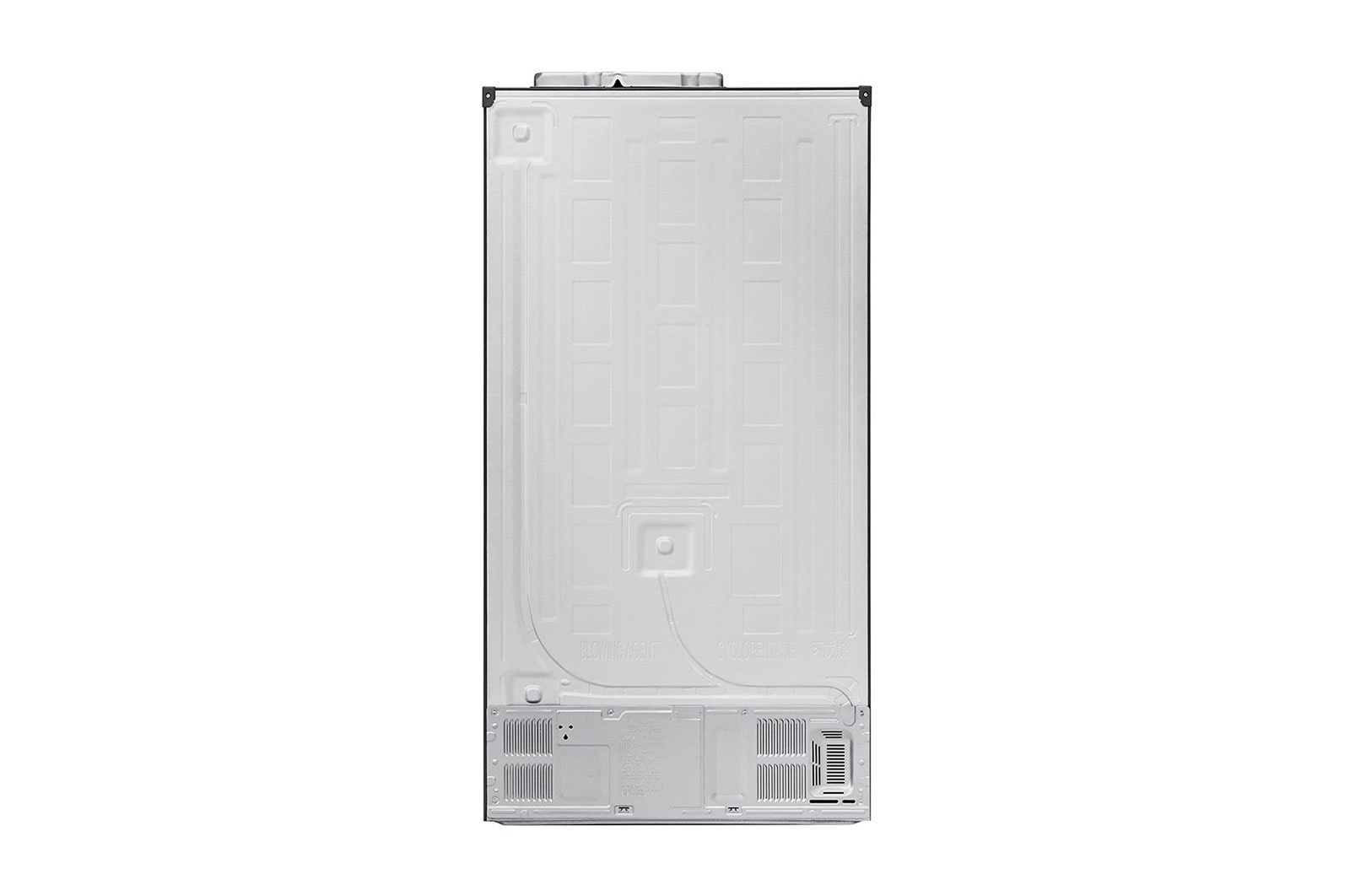 LG 21.6 قدمًا ، ثلاجة جنبًا إلى جنب ، لون جرافيت داكن ، مقبض جيب ، ضاغط خطي عاكس, LS24GBBDLN