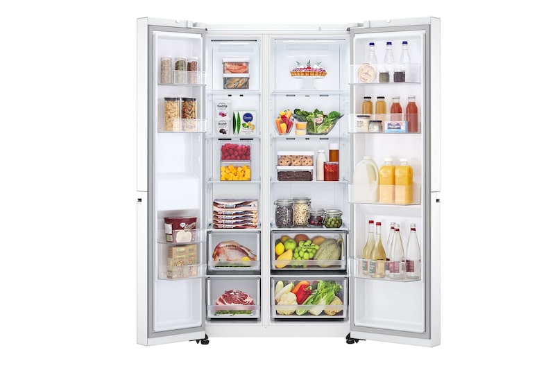 Front open with food 