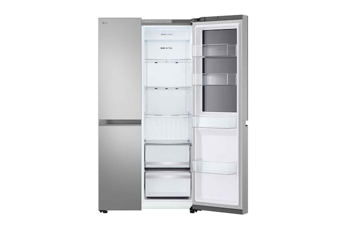 Front view view with left door open