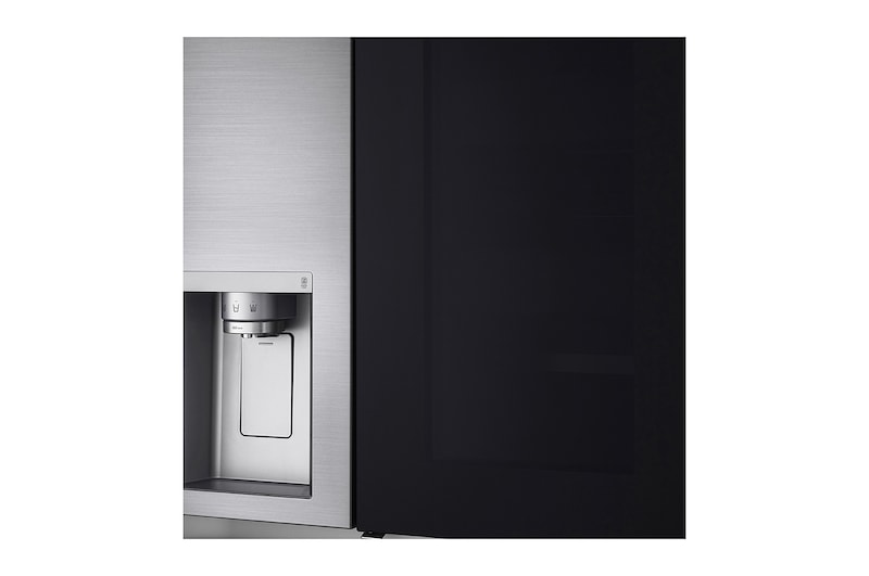 LG 21.7 قدمًا ، ثلاجة جنبًا إلى جنب ، لون فضي بلاتيني ، +InstaView ، Hygiene Fresh، ضاغط خطي عاكس, LS25HVLVLV