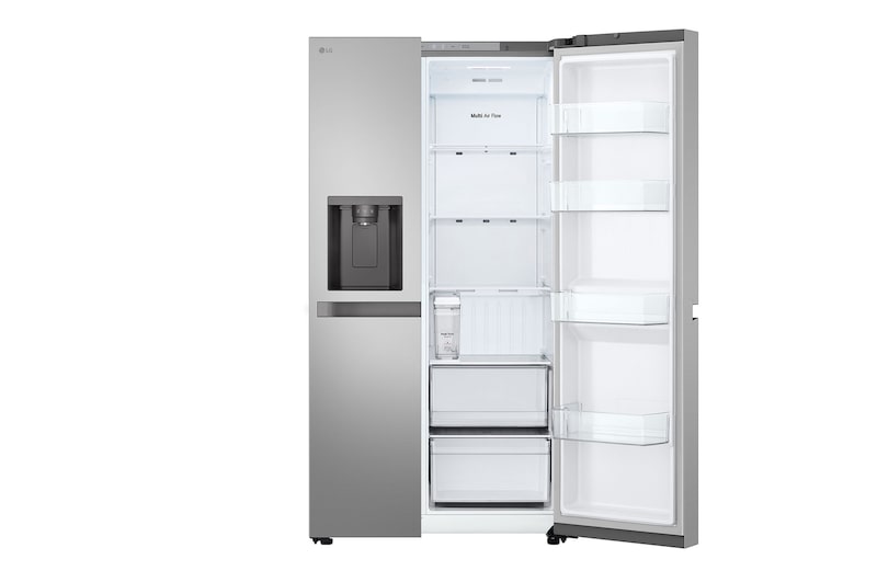 Front View Single Door open without food