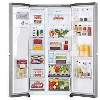 Front View Door open with food