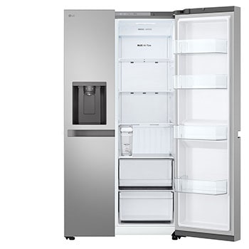 Front View Single Door open without food