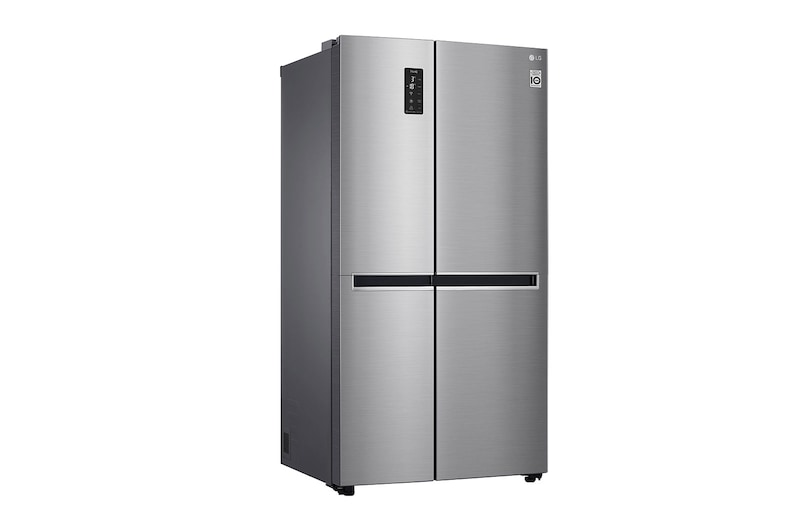LG 28.1 قدم مكعب ثلاجة إل جي جنبًا إلى جنب ، لون فضي بلاتيني ، تبريد خطي ، سعة كبيرة ، تدفق هواء متعدد ، ضاغط خطي عاكس ،, LS312BBSLN