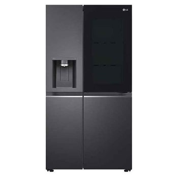 26.7 Cu.Ft, Side By Side Refrigerator, Platinum Silver Color, InstaView, Hygiene Fresh+, Inverter Linear Compressor