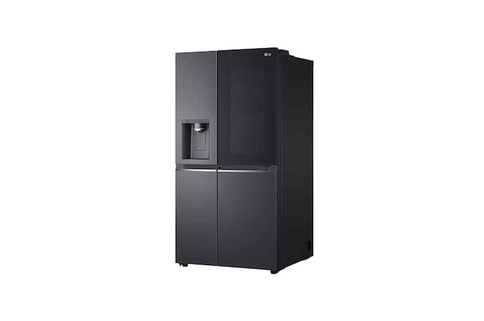 LG 25.5 Cu.Ft, Side By Side Refrigerator, Platinum Silver  Color, InstaView, Hygiene Fresh+, Inverter Linear Compressor, LS32HVDMLV
