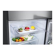 LG 11.8 قدمًا مكعبًا ، ثلاجة بفريزر علوي ، لون أبيض ، تشخيص ذكي ، ضاغط عاكس, LT13CBBWIV