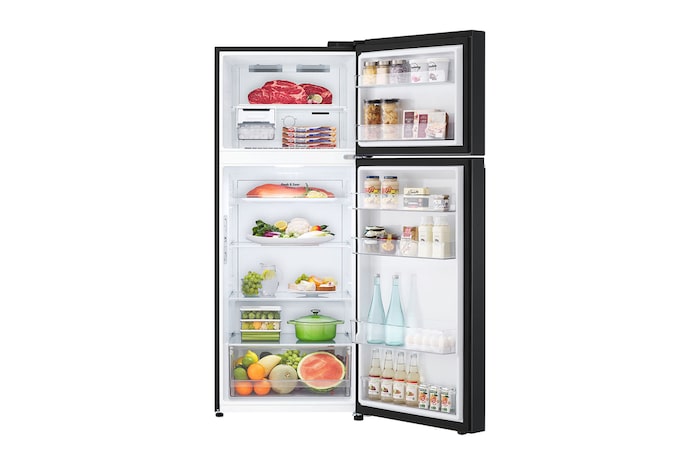 Front open with food