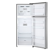 LG 13.9 قدمًا مكعبًا ، ثلاجة بفريزر علوي ، لون فضي ، تشخيص ذكي ، ضاغط عاكس\t\t\t \t\t\t, LT15CBBSIV