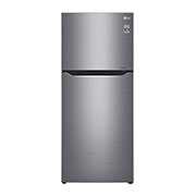 LG 13.9 قدمًا مكعبًا ، ثلاجة بفريزر علوي ، لون فضي بلاتيني ، تدفق هواء متعدد ، ضاغط عاكس ذكي , LT15CBBSLN