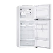 LG 13.9 قدمًا مكعبًا ، ثلاجة بفريزر علوي ، لون أبيض ، تدفق هواء متعدد ، ضاغط عاكس ذكي, LT15CBBWLN