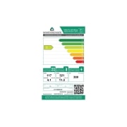 LG 15.4 قدمًا مكعبًا ، ثلاجة بفريزر علوي ، لون أبيض ، تكنولوجيا ThinQ (wifi) ، تدفق هواء متعدد ، ضاغط خطي عاكس موفر للطاقة, LT17HBHWLN