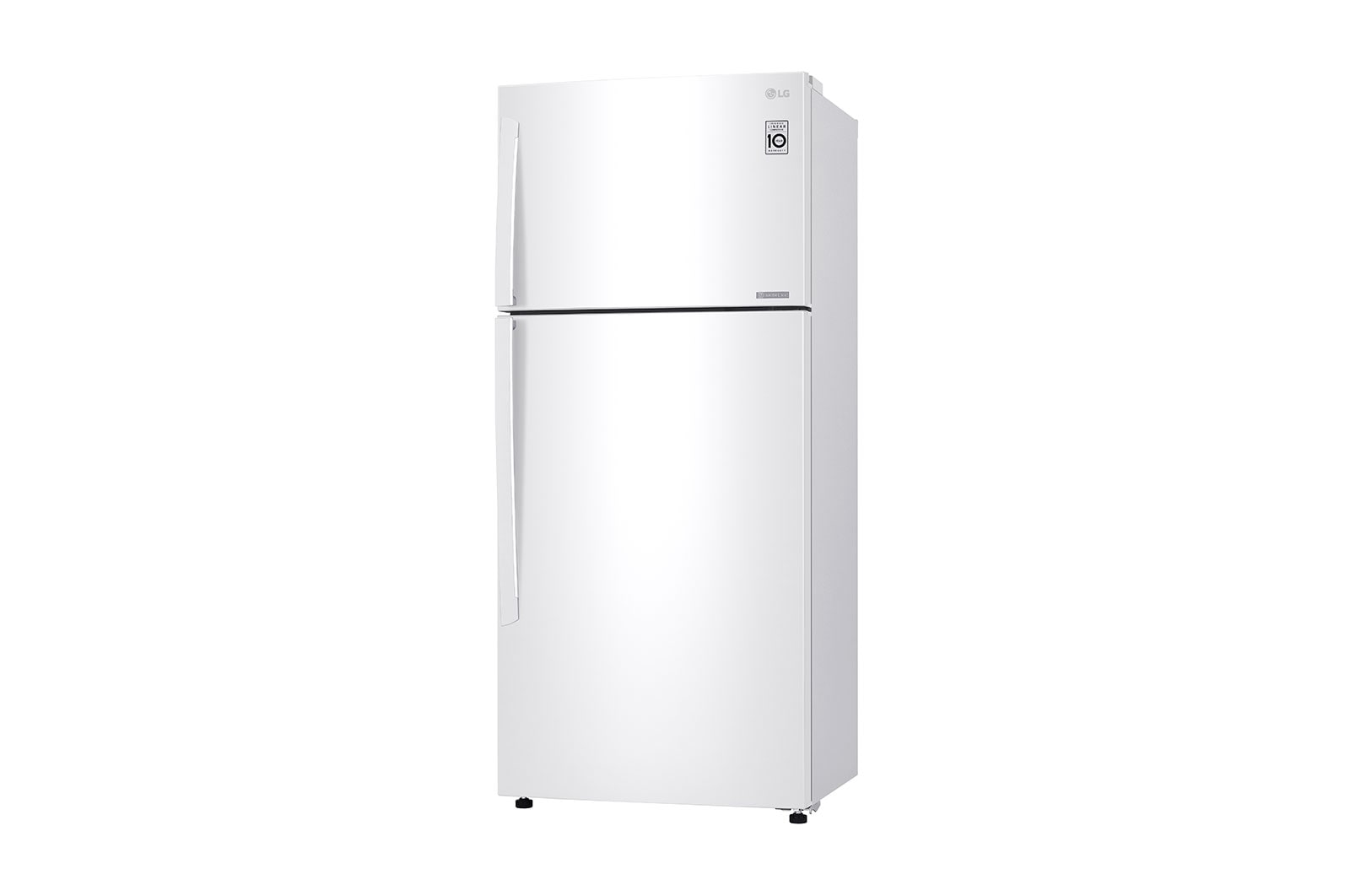 LG 16.9 قدمًا مكعبًا ، ثلاجة بفريزر علوي ، لون أبيض ، تدفق هواء متعدد ، ضاغط خطي عاكس موفر للطاقة, LT18CBBWLN