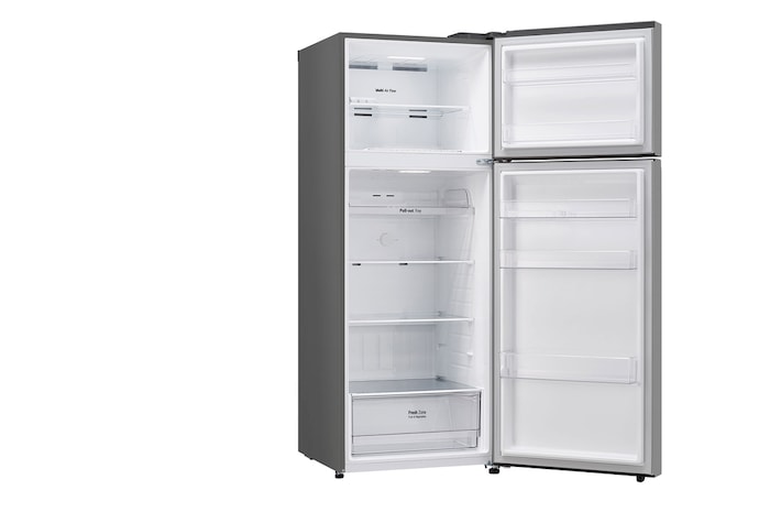 Left side view door open