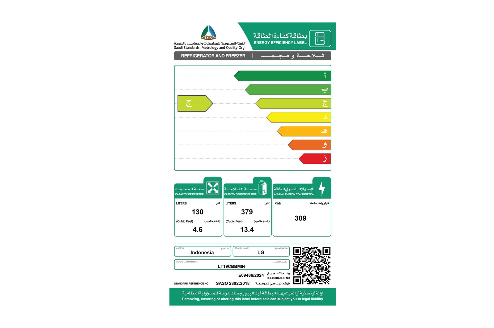 Energy label