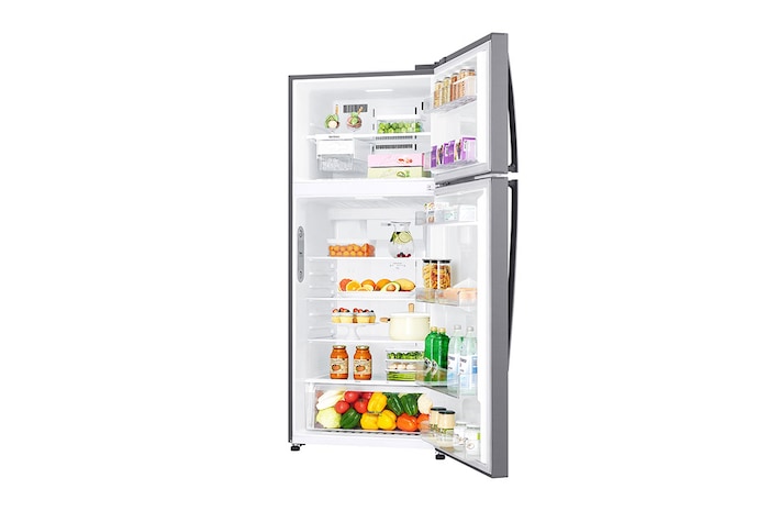 LG ثلاجة بفريزر علوي 19 قدم | Smart Inverter, LT19CBBSIN