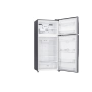 LG 18 قدم، ثلاجة بفريزر علوي، فضي بلاتيني، تدفق هواء متعدد، موفر للطاقة، ضاغط خطي عاكس, LT19CBBSLN